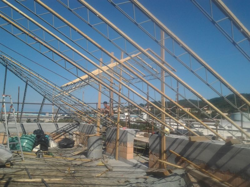Montaggio delle orditure sul tetto