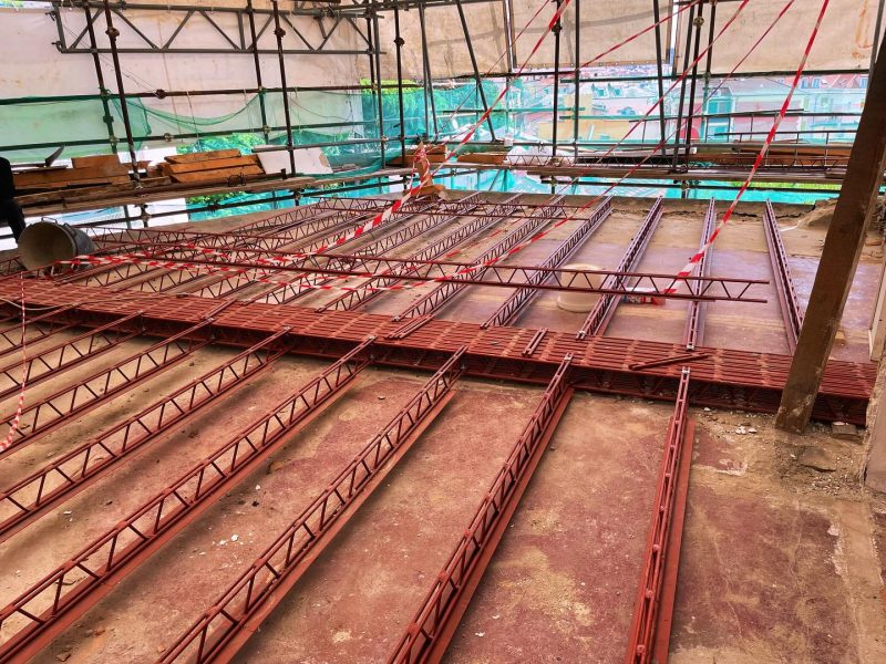 Solaio a traliccio su solaio in cls non recuperabile