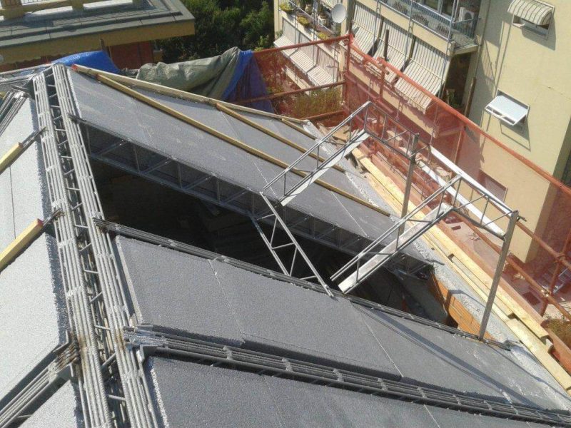 pannelli coibentati in spessore struttura