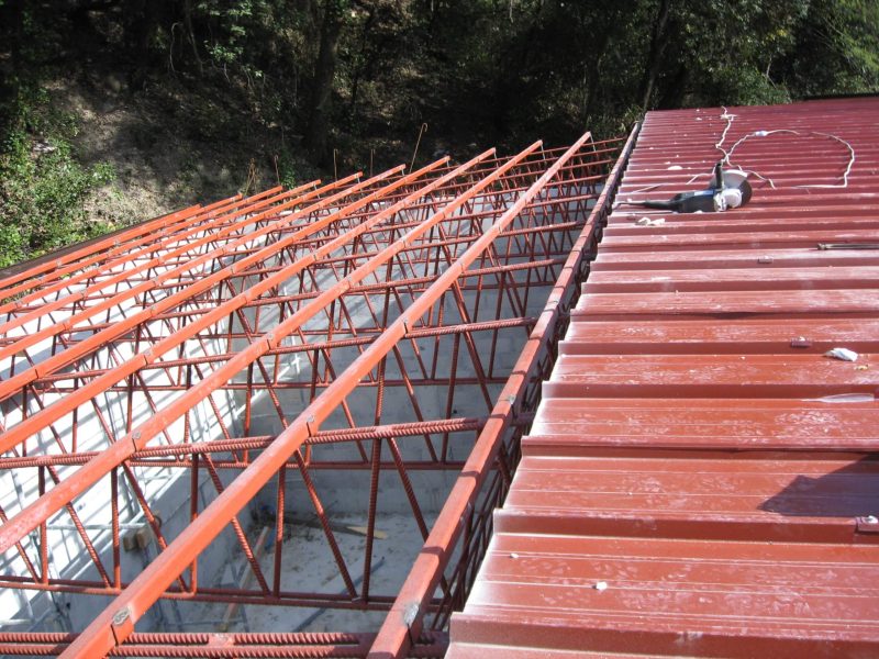 pannello doppia lamiera per copertura coibentata